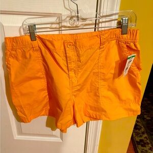 NWT Abound Size Large Orange Athletic Shorts